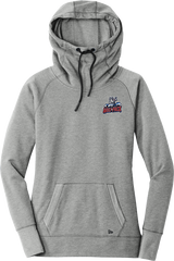 Hartford Jr. Wolfpack New Era Ladies Tri-Blend Fleece Pullover Hoodie