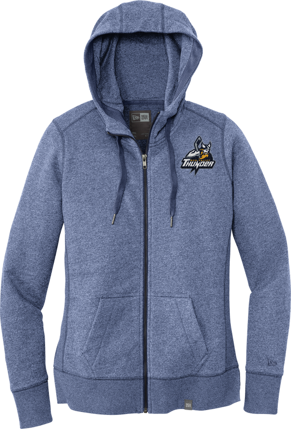 Mon Valley Thunder New Era Ladies French Terry Full-Zip Hoodie