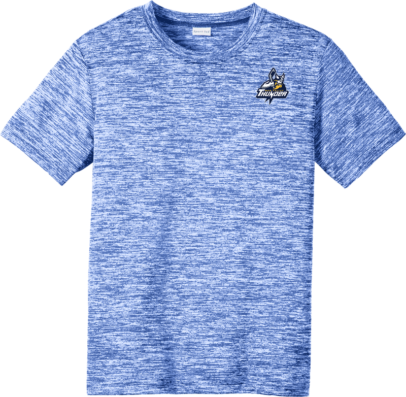 Mon Valley Thunder Youth PosiCharge Electric Heather Tee