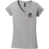 Grundy Senators Softstyle Ladies Fit V-Neck T-Shirt