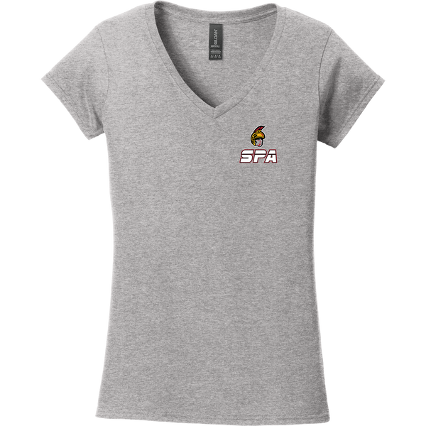 Seacoast Spartans Softstyle Ladies Fit V-Neck T-Shirt