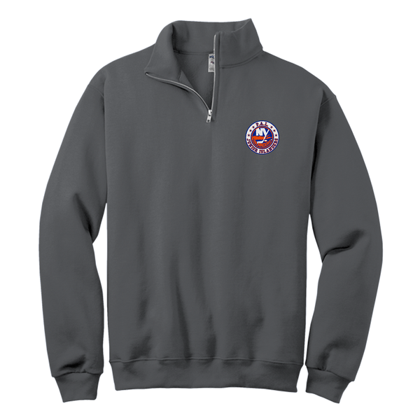 PAL Jr. Islanders NuBlend 1/4-Zip Cadet Collar Sweatshirt