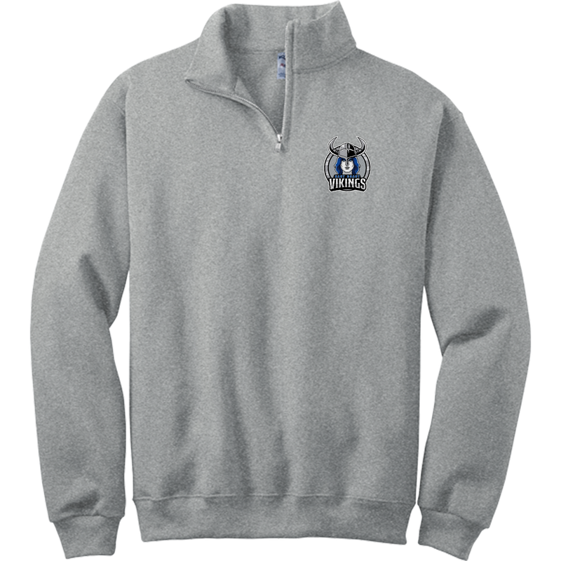 East Coast Vikings (Ladies) NuBlend 1/4-Zip Cadet Collar Sweatshirt