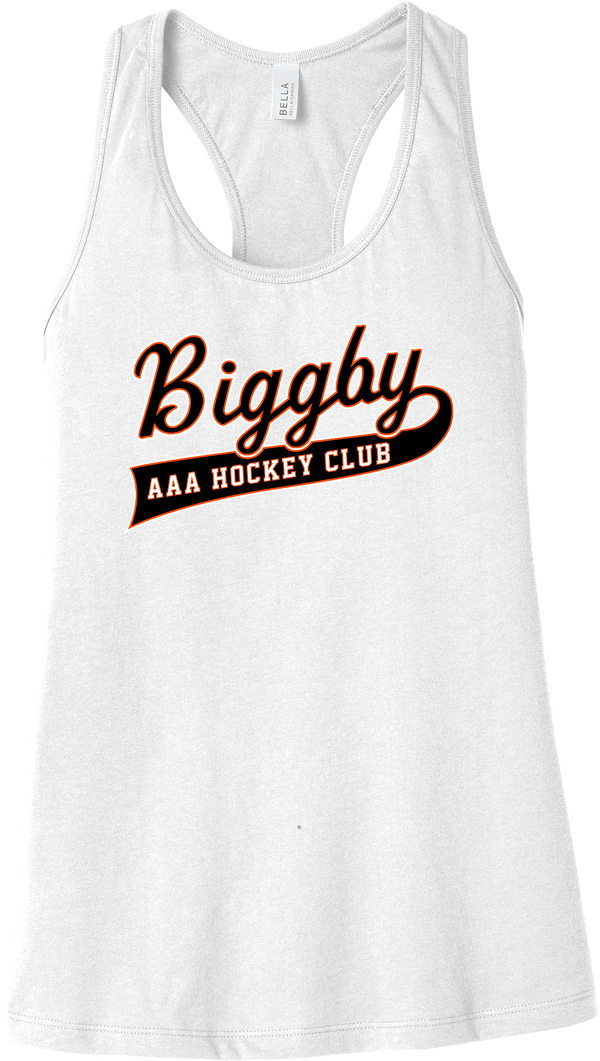 Biggby Coffee AAA Womens Jersey Racerback Tank