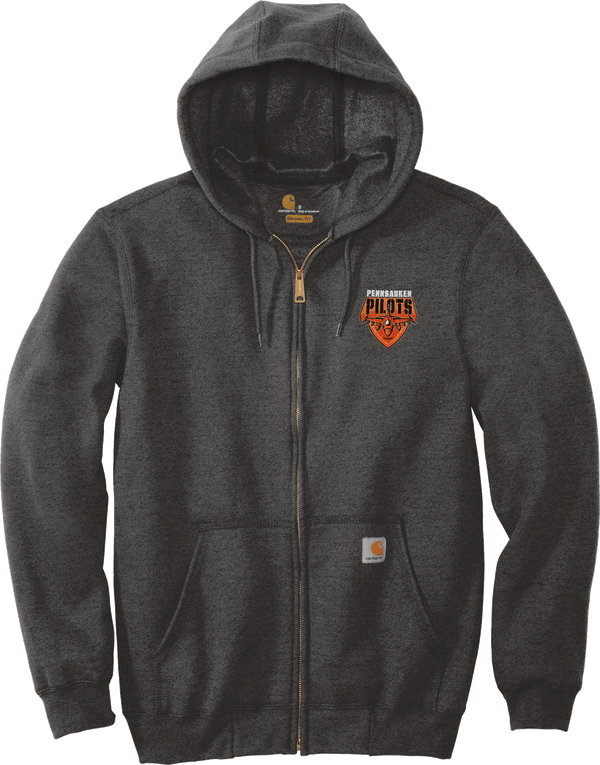 Pennsauken Pilots Carhartt Midweight Hooded Zip-Front Sweatshirt