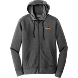 Delaware Ducks New Era Tri-Blend Fleece Full-Zip Hoodie