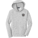 Philadelphia Flyers Elite Youth PosiCharge Electric Heather Fleece Hooded Pullover