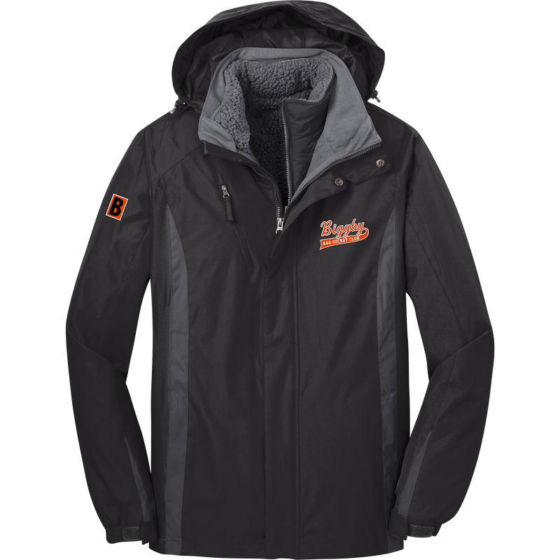 Biggby Coffee AAA Colorblock 3-in-1 Jacket