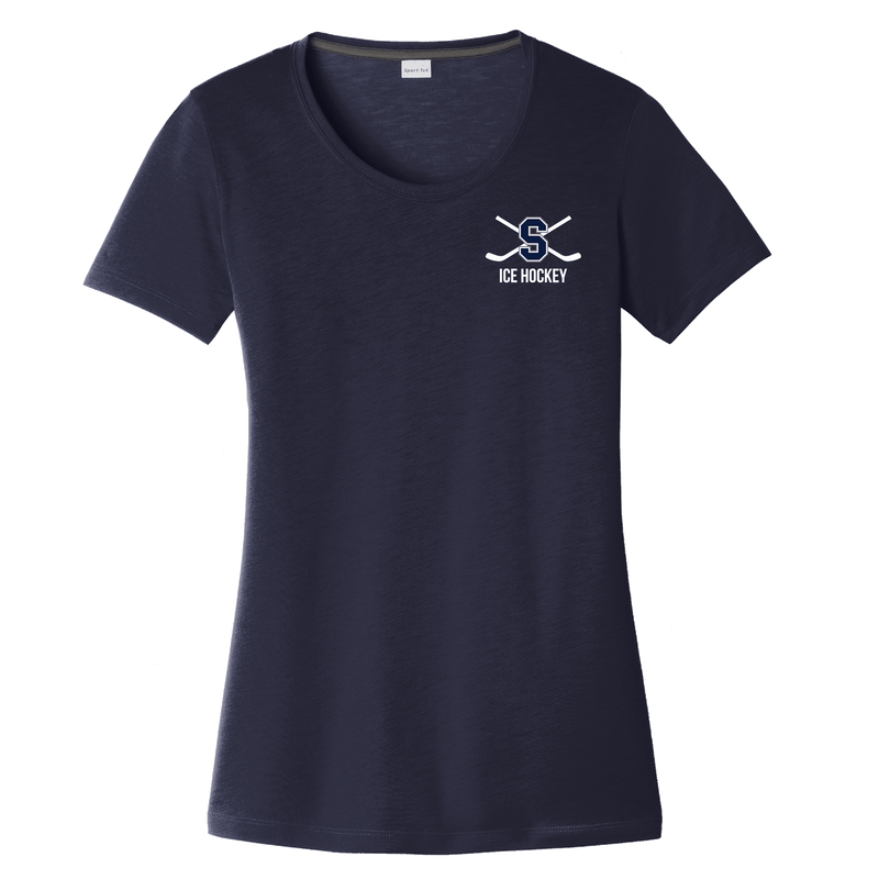 Midd South Hockey Ladies PosiCharge Competitor Cotton Touch Scoop Neck Tee