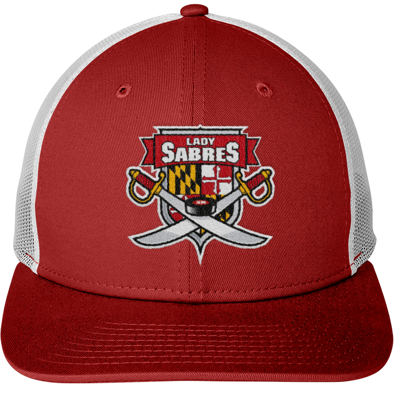 SOMD Lady Sabres New Era Snapback Low Profile Trucker Cap