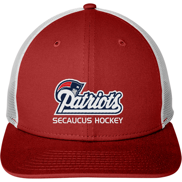 Secaucus Patriots New Era Snapback Low Profile Trucker Cap