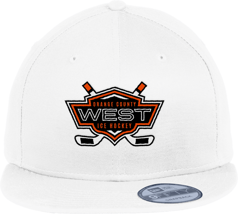 Orange County West New Era Flat Bill Snapback Cap