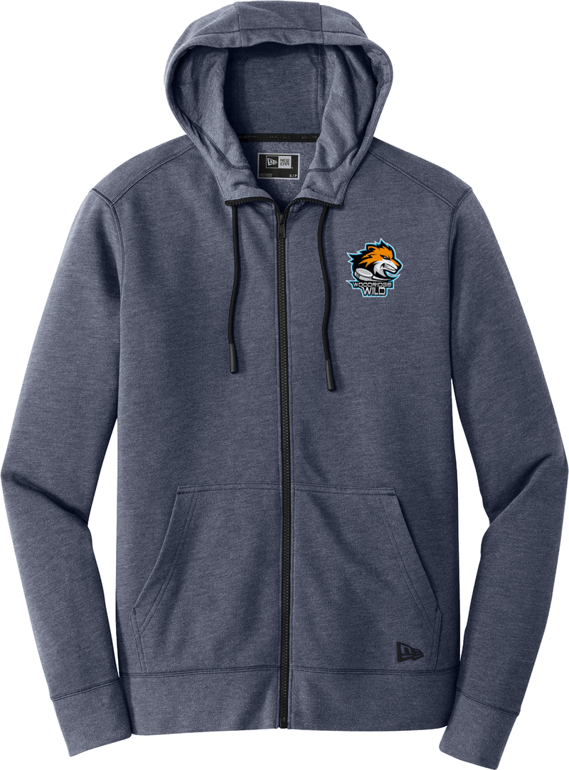 Woodridge Wild New Era Tri-Blend Fleece Full-Zip Hoodie