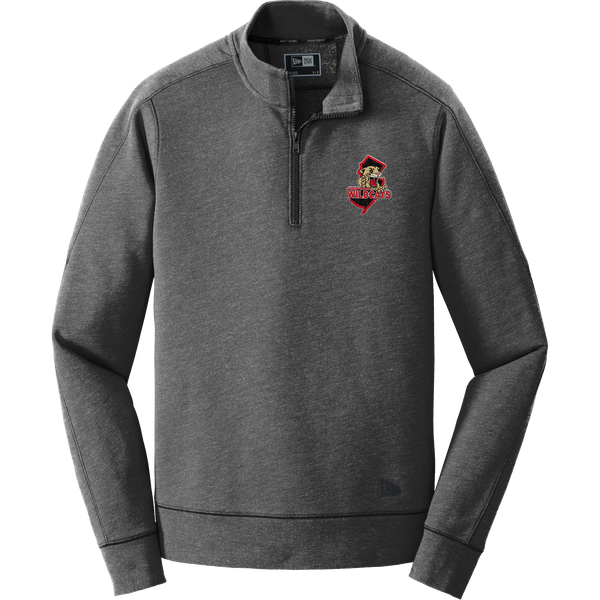 Jersey Shore Wildcats New Era Tri-Blend Fleece 1/4-Zip Pullover