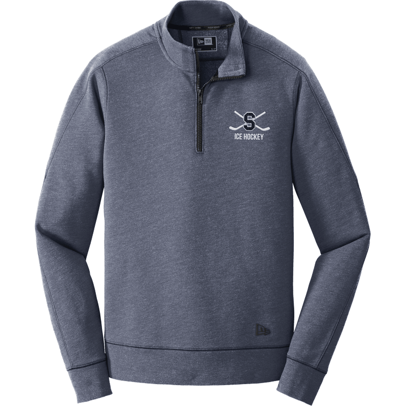 Midd South Hockey New Era Tri-Blend Fleece 1/4-Zip Pullover