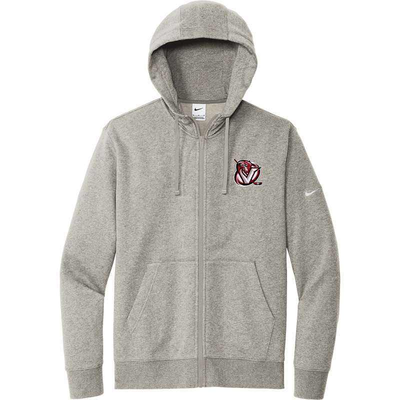 Venom Hockey Club Nike Club Fleece Sleeve Swoosh Full-Zip Hoodie