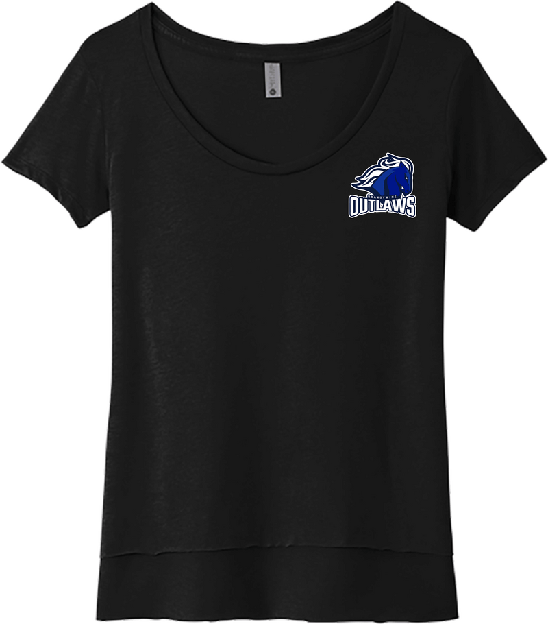 Brandywine Outlaws Womens Festival Scoop Neck Tee