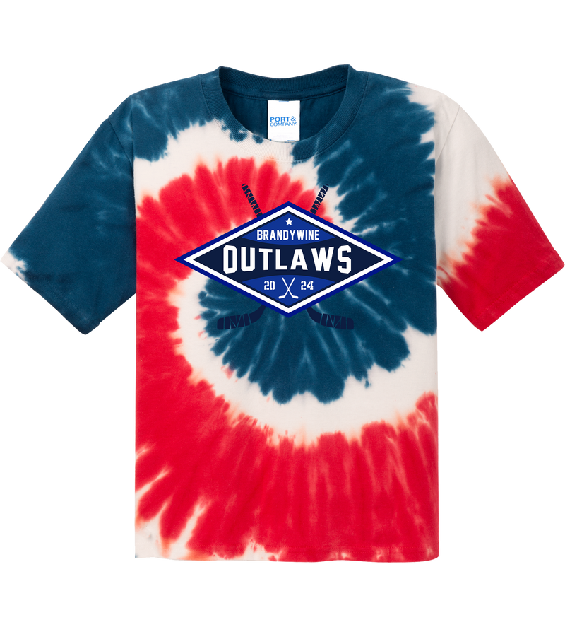 Brandywine Outlaws Youth Tie-Dye Tee