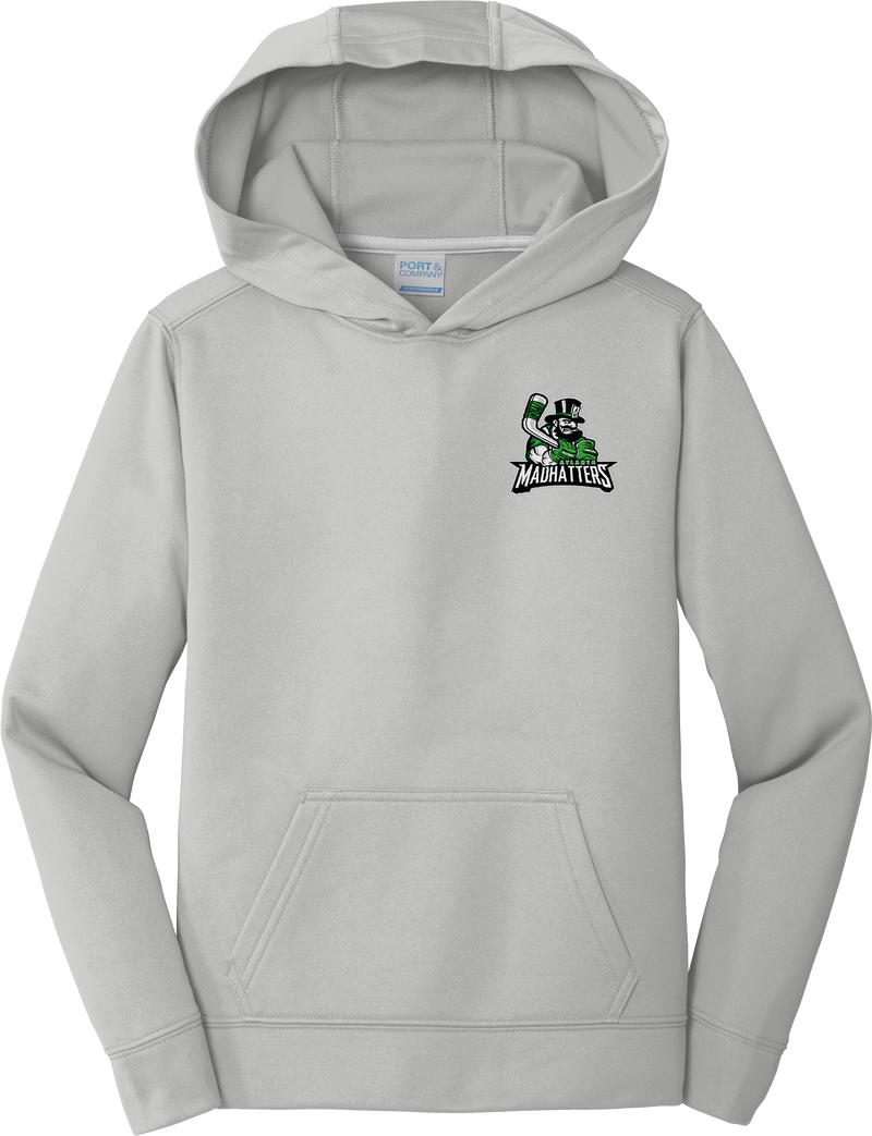 Atlanta Madhatters Youth Performance Fleece Pullover Hooded Sweatshirt