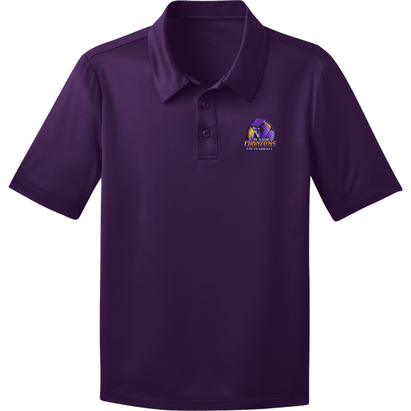 Jr. Phantoms Youth Silk Touch Performance Polo