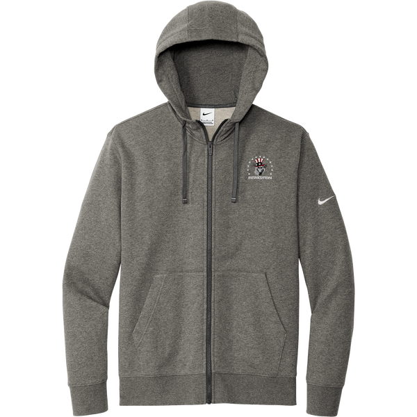 Phila Revolution Nike Club Fleece Sleeve Swoosh Full-Zip Hoodie