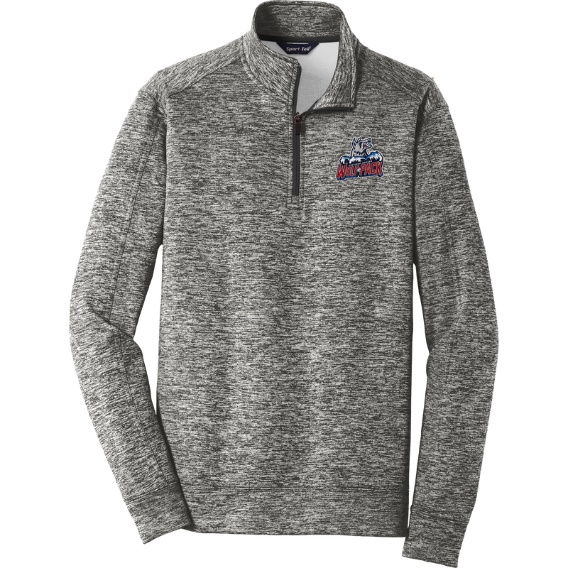 Hartford Jr. Wolfpack PosiCharge Electric Heather Fleece 1/4-Zip Pullover