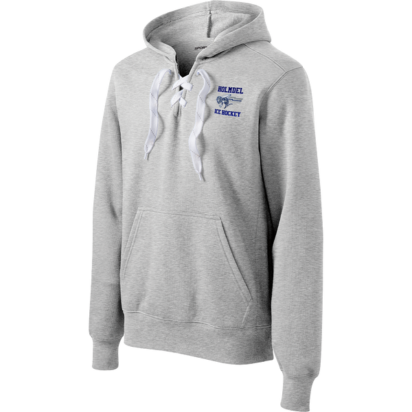 Holmdel Hockey Lace Up Pullover Hooded Sweatshirt