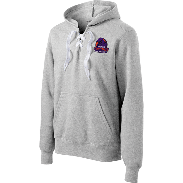 Chicago Phantoms Lace Up Pullover Hooded Sweatshirt