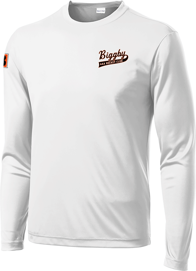 Biggby Coffee AAA Long Sleeve PosiCharge Competitor Tee