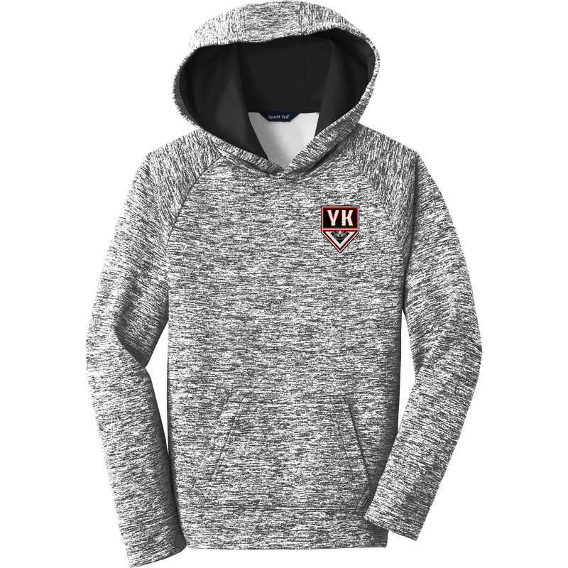 Young Kings Youth PosiCharge Electric Heather Fleece Hooded Pullover