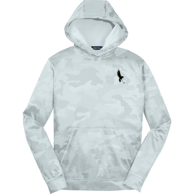 Wilmington Nighthawks Youth Sport-Wick CamoHex Fleece Hooded Pullover