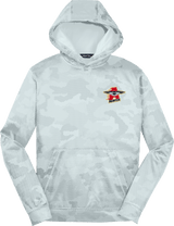 NY Aviators Youth Sport-Wick CamoHex Fleece Hooded Pullover