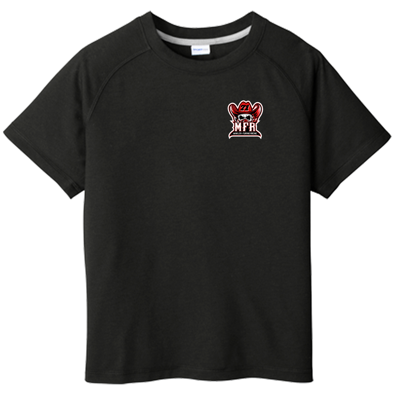 CT Oil Kings MFR Youth PosiCharge  Tri-Blend Wicking Raglan Tee